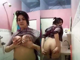 Horny girl teases her lover with seductive moves