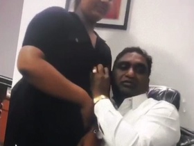 Office romance: Boss and secretary caught on camera