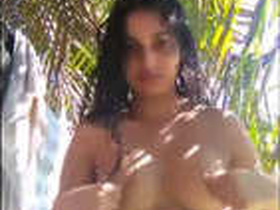 Shy and beautiful girl Karela reveals her body