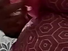 Tamil hottie teases with her firm breasts and moans in pleasure