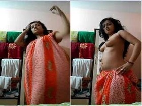 Pretty Desi flaunts her body for money, baring her breasts and pussy