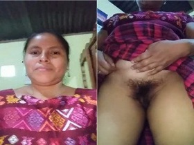 Horny amateur showing off her wet pussy