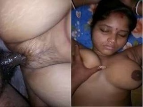 Desi babe Budi gives her husband a hard anal pounding while showing off her big tits