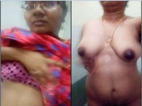 Bhabhi's intimate bathing session for her lover in HD