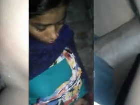 Desi, the village slut, engages in fast sex with her client