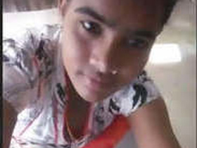 Girl with perfect body takes nude selfies for lover, showing off her small, shaved pussy