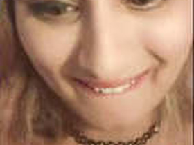 A cute college girl flaunts her tits