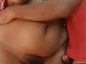 Tamil aunty with a big butt has fun with a lucky man