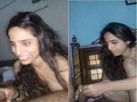 Indian babe gives an amazing blowjob in HD