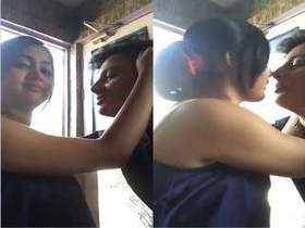 Indian couple shares passionate kisses in romantic video