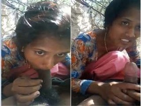 Experience an intimate blowjob from a Desi village girl in this exclusive video