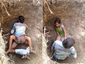 Desi lovers have street sex in the village