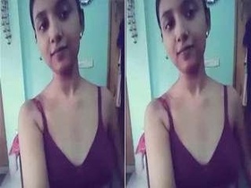 Indian beauty Desi flaunts her perky breasts