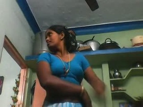 Indian aunty and nephew in steamy Tamil sex video