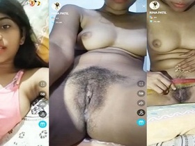 Live streaming of Indian girl masturbating and exposing her pussy