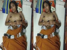 Telugu wife gives a blowjob and gets fucked