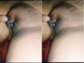 Indian wife displays her genitals on camera
