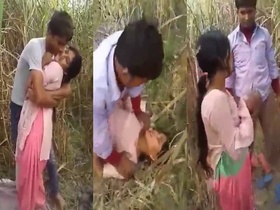 Indian bhabhi films herself having sex outdoors and sends it as MMS