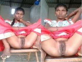 Telugu bhabhi flaunts her wet pussy in explicit video