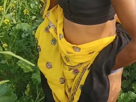 Bihari couple enjoys hardcore sex in their backyard