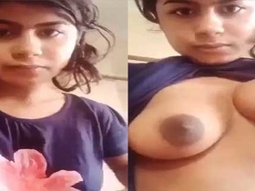 Dehati, a Bengali beauty, flaunts her stunning breasts on camera