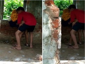 Desi Randi's steamy outdoor encounter with her young lover