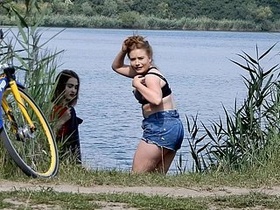 Girls share their sexual desires with a naked guy