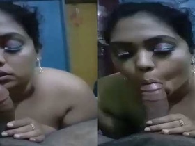 Randi Bhabhi from India gives a steamy blowjob to her client