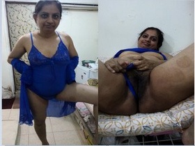 Indian auntie flaunts her body and masturbates in exclusive video