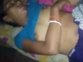 Husband wakes up sleeping wife and films her naked body