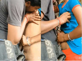 Amateur Desi couple enjoys outdoor romance and fucking
