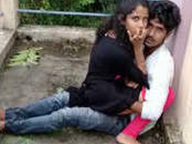 Outdoor fucking with a hot Indian couple