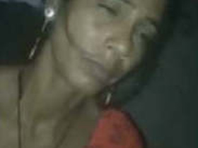 Bhabi gets naughty with her partner in the night