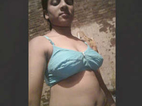 Indian girl goes nude in part 2 of video