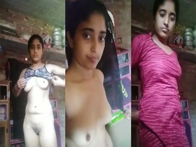 Secret video of a village girl from India