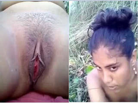 Exclusive record of Indian girl going nude for her lover