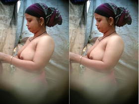 Amateur recording of bathing in Bakhbhi village Part 6