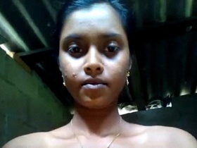 Indian girl Dehati Desi flaunts her naked body in a solo video