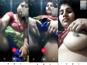 Indian wife has intimate encounter through Whatsapp video call with secret lover