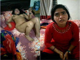 Exclusive video of Indian girlfriend in the nude