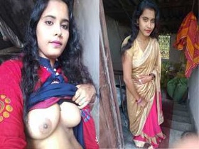 Exclusive video of a Desi bhabhi in clothes