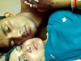 A newlywed couple's passionate encounter in HD video