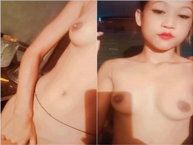 Exclusive interview with an Indian girl revealing her natural breasts and intimate area