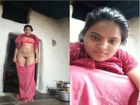 Exclusive video of a country girl exposing her pussy and ass