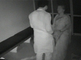 Indian politician gets intimate with his social worker in sari
