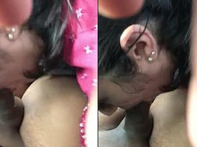 A stunning girl from Nri performs a skillful blowjob