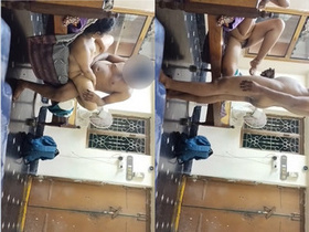 Amateur Telugu couple's steamy romance and fuck session