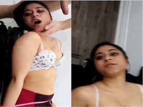 NRI girl gives a blowjob in exclusive video