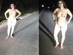 Desi couple indulges in steamy highway sex