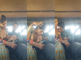 Desi couple enjoys hardcore sex in a car